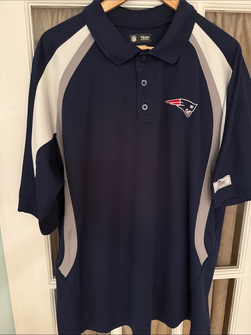 NE Patriots Performance Polo XXL